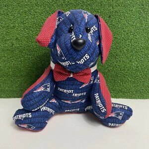 NFL New England Patriots Custom Handmade Dog Stuffed Plush Animal